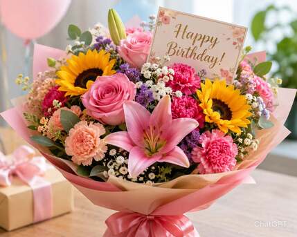 Calgary, Farm & Garden, Birthday Flower Bouquet | Fresh Floral Gifts By Boy O Boy Flowers