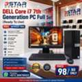 BHD 98,  Dell Core I7 7th Gen Computer 19" Monitor 8GB RAM SSD M.2 35x Fast WIN 11Pro/MS Office