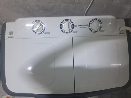 Al Malaz, Household Items, SAR 400,  Under Warranty Semi Auto Washing Machine Olsenmark 10kg