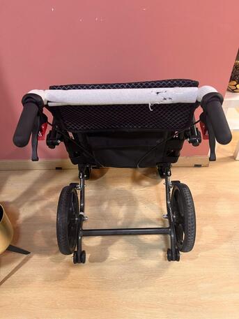 Riyadh, Health & Beauty Items, SAR 450,  Ultralight Transport Wheelchair, Folding Portable Boarding Travelling Wheelchair