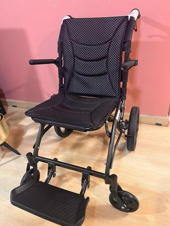 Riyadh, Health & Beauty Items, SAR 450,  Ultralight Transport Wheelchair, Folding Portable Boarding Travelling Wheelchair
