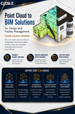 New York, Construction, Point Cloud To BIM Solutions For Design And Facility Management