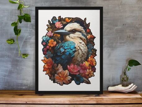 Sydney, Baby & Kid Stuff, AUD 55,  Botanical Kookabura Portrait Wooden Puzzle
