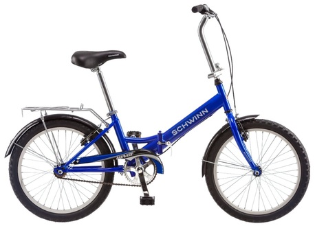 Riyadh, Bicycles, SAR 800,  Schwinn 20-Inch Hinge Folding Bike, Blue Fo Fit In Trunks Of The Cars