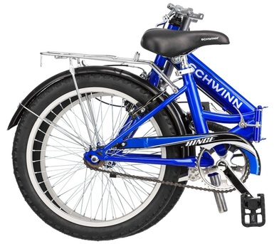 Riyadh, Bicycles, SAR 800,  Schwinn 20-Inch Hinge Folding Bike, Blue Fo Fit In Trunks Of The Cars