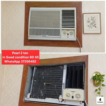 Manama, Air Conditioners, BHD 65,  ✅️ 2 Ton Pearl Window Ac For Sale In Good Condition With Delivery