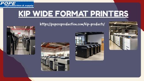 New York, Printing, For Highest Level Of Expertise, Businesses Prefer Top Level KIP Wide Format Printers