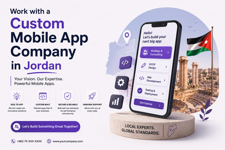 Amman, Software, JOD 10000,  Work With A Custom Mobile App Company In Jordan