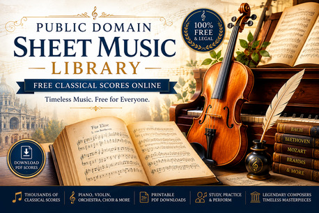 New York, Musical Instruments, Public Domain Sheet Music Library | Free Classical Scores Online