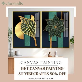 Noida, Household Items, INR 2600,  Canvas Painting &ndash; Artistic Elegance By Vibecrafts