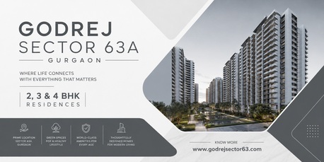 Gurgaon, Real Estate For Sale, 2 BR,  Where Luxury Meets Everyday Comfort Godrej Sector 63a Gurugram