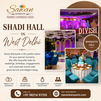 New Delhi, Event Planning, Shadi Hall In West Delhi