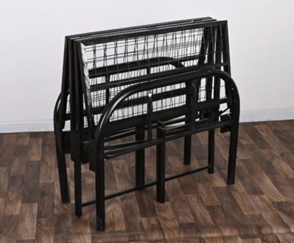 Al Khobar Al Shamalia, Household Items, SAR 150,  Folding Bed 190 X 90cm, Portable Foldable Bed With Mattress In Good Condition