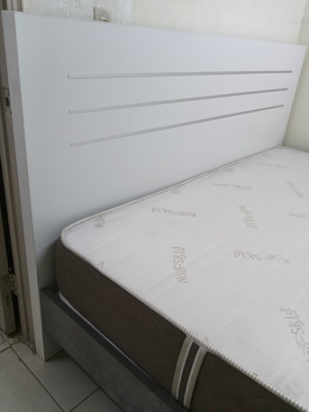 Al Dana, Furniture, SAR 1100,  IKEA King Size Bed With Mattress For Sale