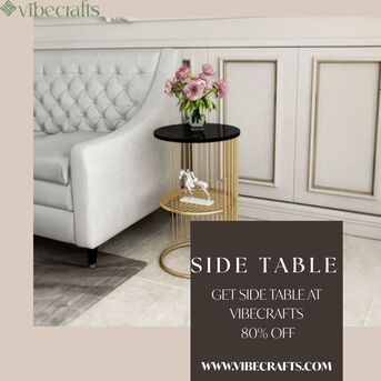 Noida, Household Items, INR 5499,  Side Table &ndash; Stylish & Functional Furniture By Vibecrafts