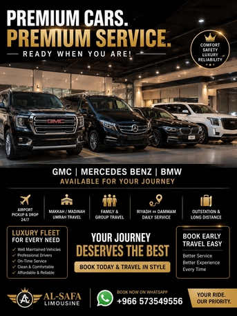 Dammam, Travel, ✈️ AL SAFA TRANSPORTATION SERVICE 24/7