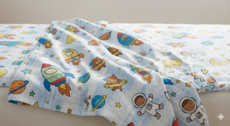 Mumbai, Household Items, INR 1499,  Kids Bedsheet Pure Cotton Soft, Azo-Free Dyes, Skin Safe, With Pillow Cover | Theindigloba