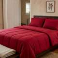 INR 1499,  Red Bedsheets Pure Cotton 245 GSM Handloom Woven, Natural Azo-Free Dyes, Deep & Rich | The