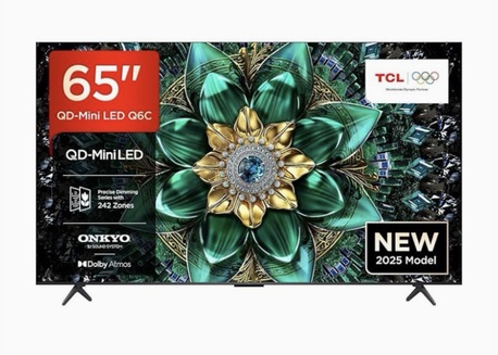 Riyadh, Household Items, SAR 2599,  New Brand Mini Led Tcl Tv 65 Inch Purchased Feb 2026 From Extra Store With 3 Years Warrant