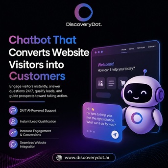 New York, Computer, DiscoveryDot AI Chatbot That Converts Website Visitors Into Customers