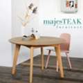 MYR 2300,  Round Teak Dining Table -Soft Edge