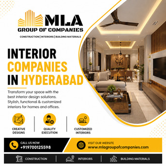 Hyderabad, Construction, Trusted Interior Companies In Hyderabad For Homes