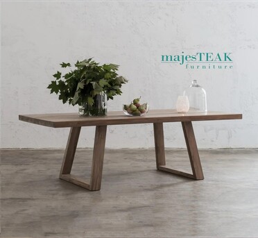 Kuala Lumpur, Furniture, MYR 6800,  Solid Teak Table -Stout Design.