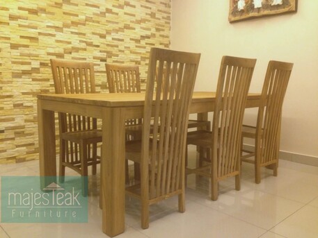 Kuala Lumpur, Furniture, MYR 4500,  Teak Dining Set -Noel Design