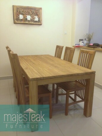 Kuala Lumpur, Furniture, MYR 4500,  Teak Dining Set -Noel Design