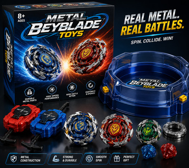 Mumbai, Baby & Kid Stuff, INR 1200,  Premium Metal Beyblade Toys For Fast-Paced Battle Action