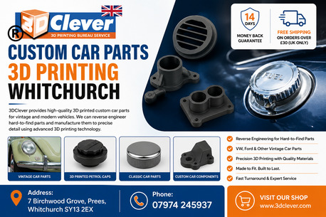 London, Printing, Custom Car Parts 3D Printing Whitchurch &ndash; Precision Vintage Part Solutions