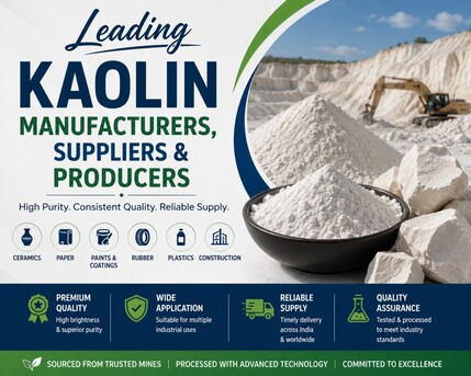 Mumbai, Wholesale Products, Leading Kaolin Manufacturers, Suppliers & Producers