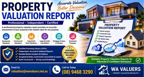 Perth, Real Estate, Property Valuation Report &ndash; Certified & Independent Property Valuation Services