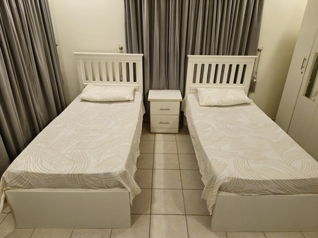 Khobar, Furniture, SAR 600,  2 Single Beds With Mattresses, 1 Cupboard, 1 Center Table