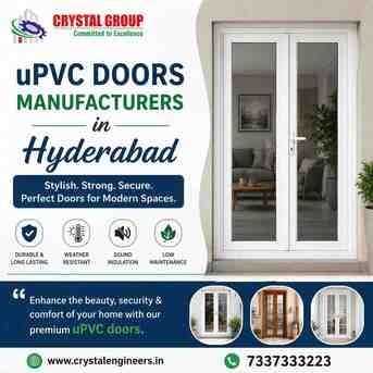 Hyderabad, Construction, Trusted UPVC Doors Manufacturers In Hyderabad