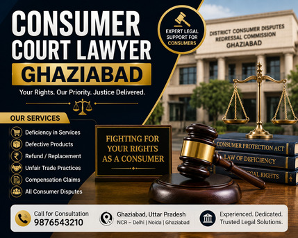 Ghaziabad, Legal, Trusted Consumer Court Lawyer Ghaziabad For Strong Complaint Filing And Legal Support