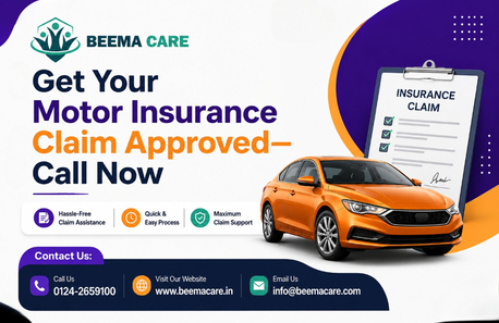 Gurgaon, Financial, Get Your Motor Insurance Claim Approved &ndash; Call Now