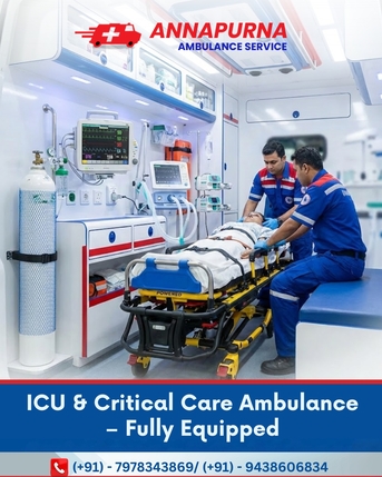 Bhubaneswar, Medical, Advanced Ventilator Ambulance Service In Bhubaneswar