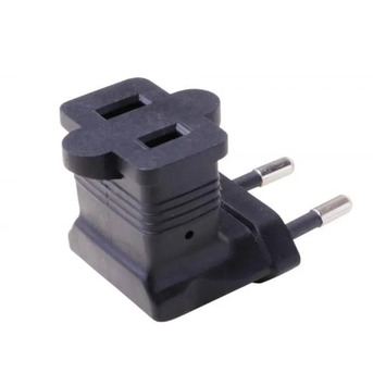 New York, Electronics, USD 3,  Buy USA NEMA 1-15R To CEE7/16 Angled Power Plug Adapter | SF Cable