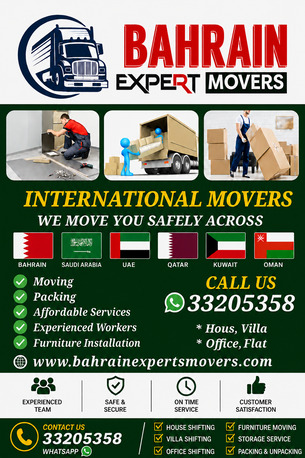 Juffair, Labor/Moving, Best International And Local Movers Packers Furniture Assembly Door To Door Best Service