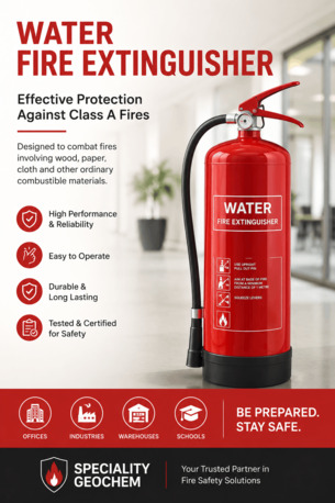 Mumbai, Industrial Machinery, Water Fire Extinguisher Manufacturer In India &ndash; Reliable Class A Fire Protection Solutions