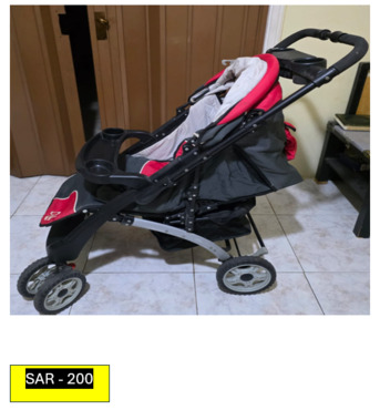 Al Malaz, Baby & Kid Stuff, SAR 480,  Kids - Stroller , Prime , Car For Sale