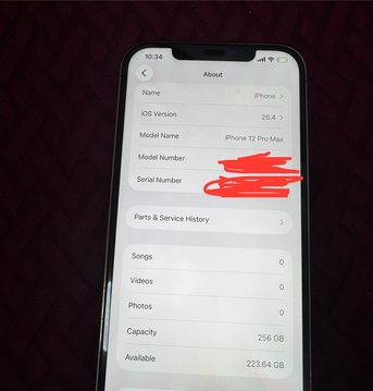 Riyadh, Mobile Phones, SAR 1199,  IPHONE 12 PRO MAX For Sale 1199 SAR