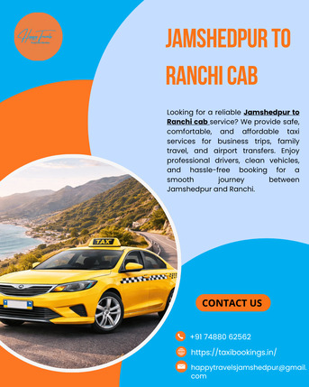 Ranchi, Mobile Apps, Affordable Jamshedpur To Ranchi Cab Service