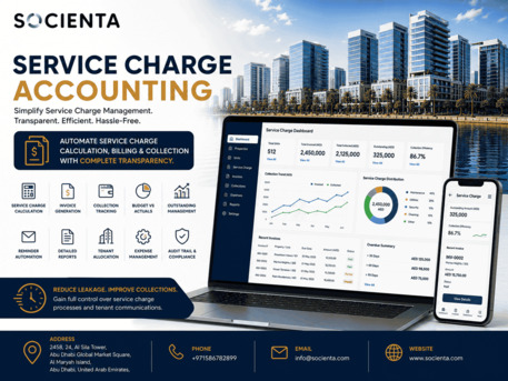 Dubai, Real Estate, Commercial Property Service Charge Reporting Services