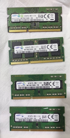 Thuqbah, Computers, SAR 150,  RAM 4GB Laptop PC3L 04 Pieces