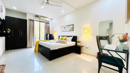 Gurgaon, Apartments, Flats, Houses & Villas, INR 3000/day,  Furnished,  Studio,  350 Sq. Feet,  BLUO STAYS SERVICE APARTMENTS DLF CYBER CITY GURGAON