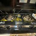 SAR 250,  New Gas Stove Krypton KNGC6060 7mm Tempered Glass 3 Burners With Regulator And Pipe