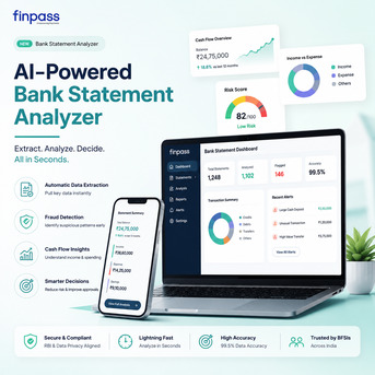 New Delhi, Software, AI-Powered Bank Statement Analyzer For Faster Credit Decisions