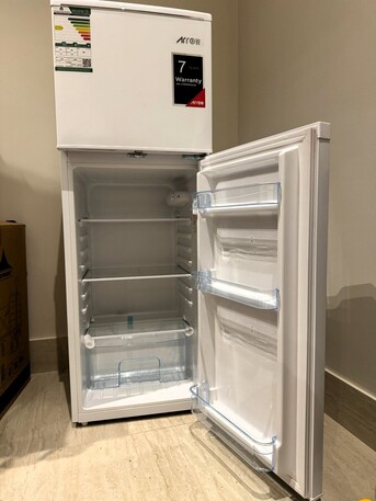 Riyadh, Appliances, SAR 600,  New Refrigerator Arrow 132 Liters Double Door Auto Defrost 7 Years Warranty